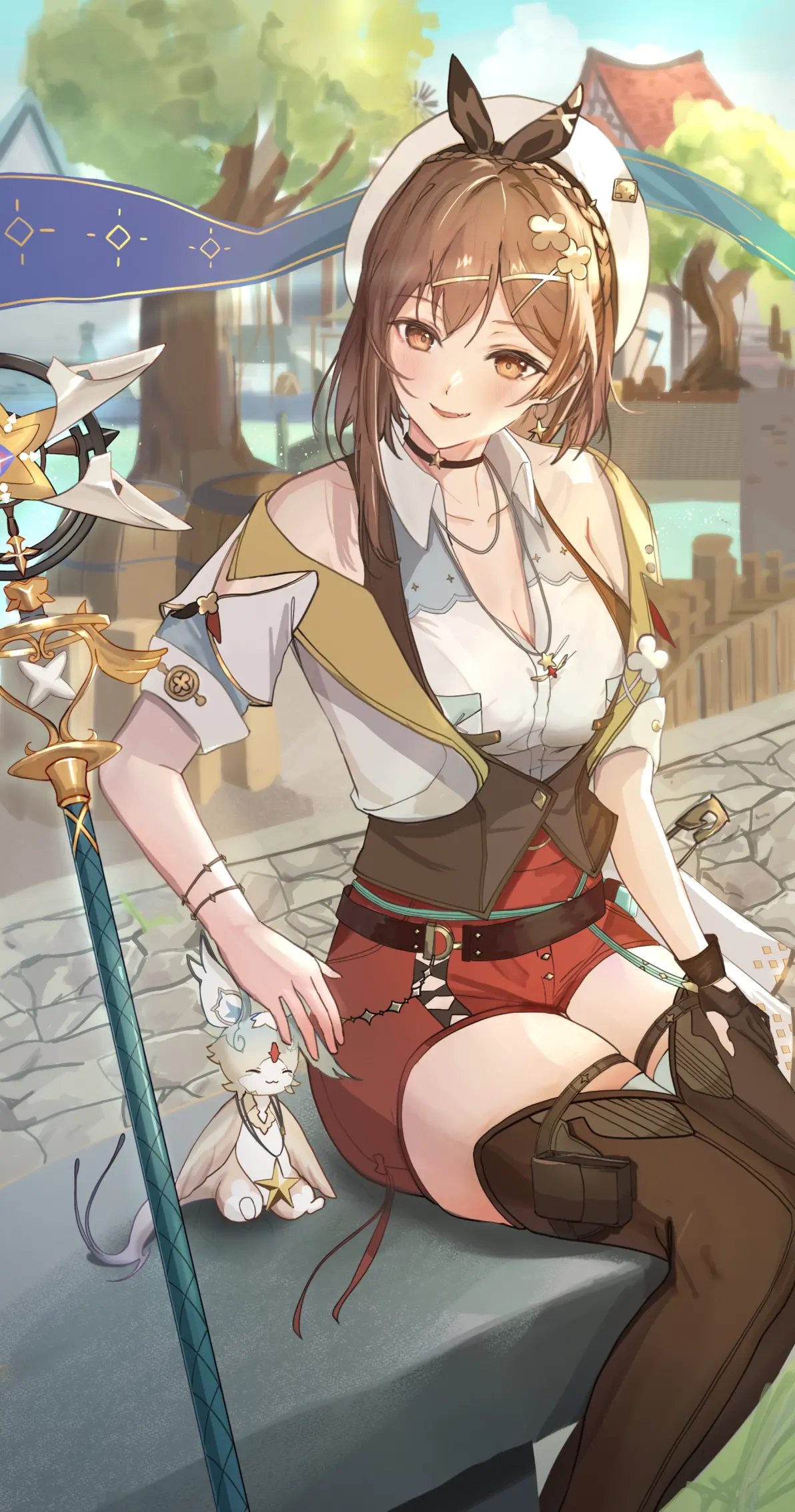 美肩设计 – 高领无袖上衣插画特辑