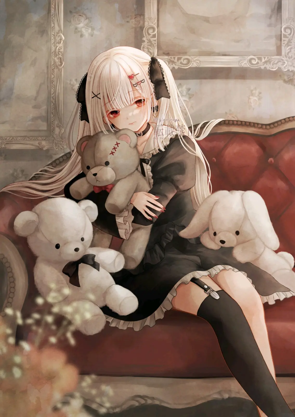 点缀室内空间♡ – 沙发插画特辑