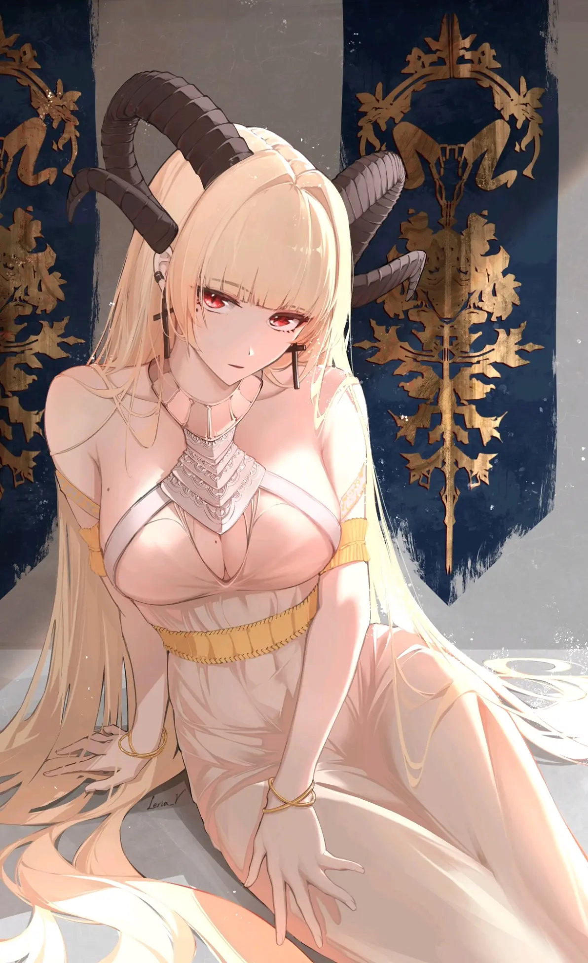 金光闪闪♡ – 金长发女子插画特辑