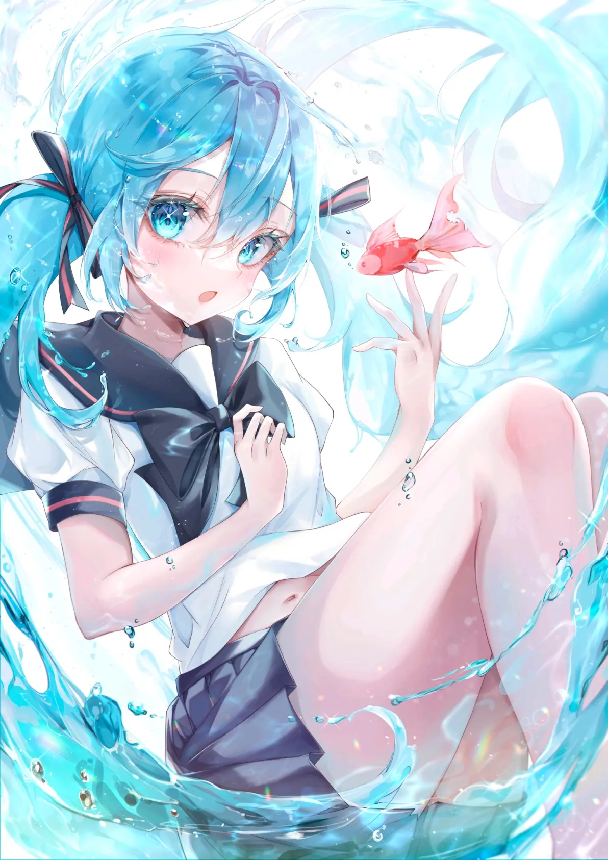 满溢的透明感 – 「#瓶未来」插画特辑