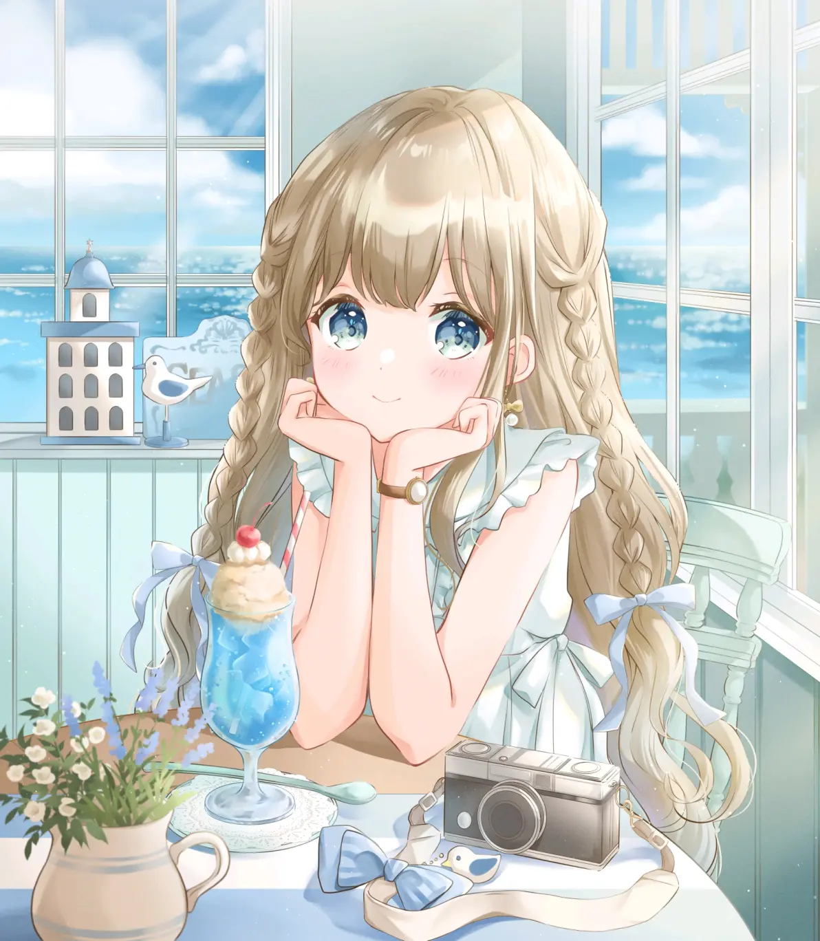 甜蜜又清爽♡ – 冰淇淋汽水插画特辑