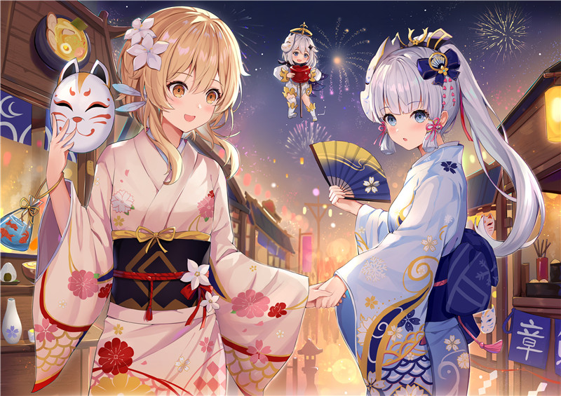 原神神里绫华同人壁纸原画游戏插画动漫超清(第一期)