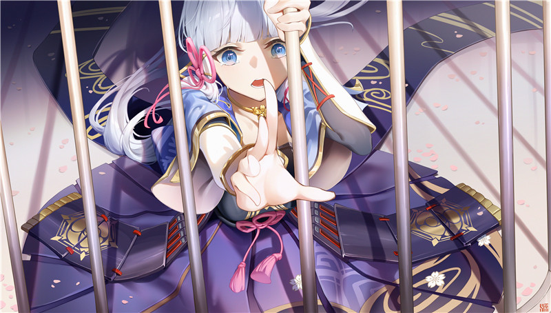 原神神里绫华同人壁纸原画游戏插画动漫超清(第一期)