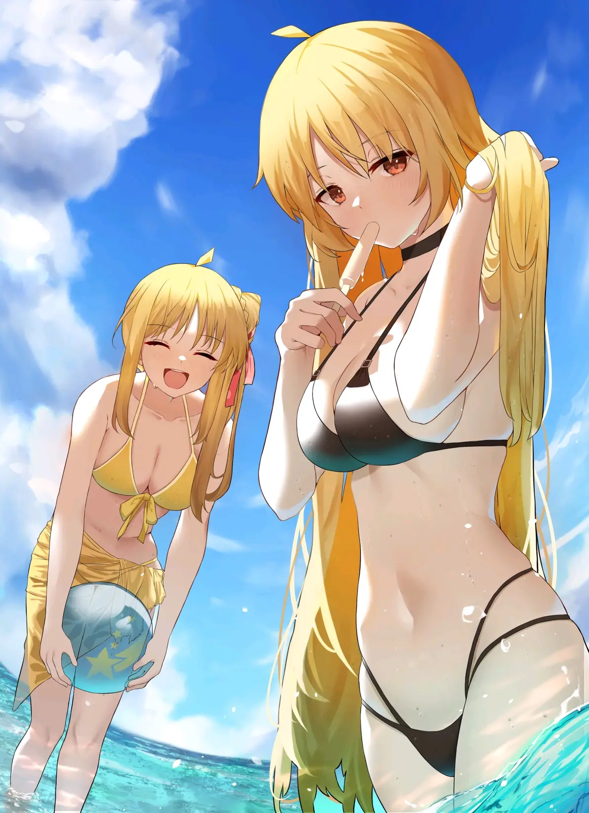 金光闪闪♡ – 金长发女子插画特辑