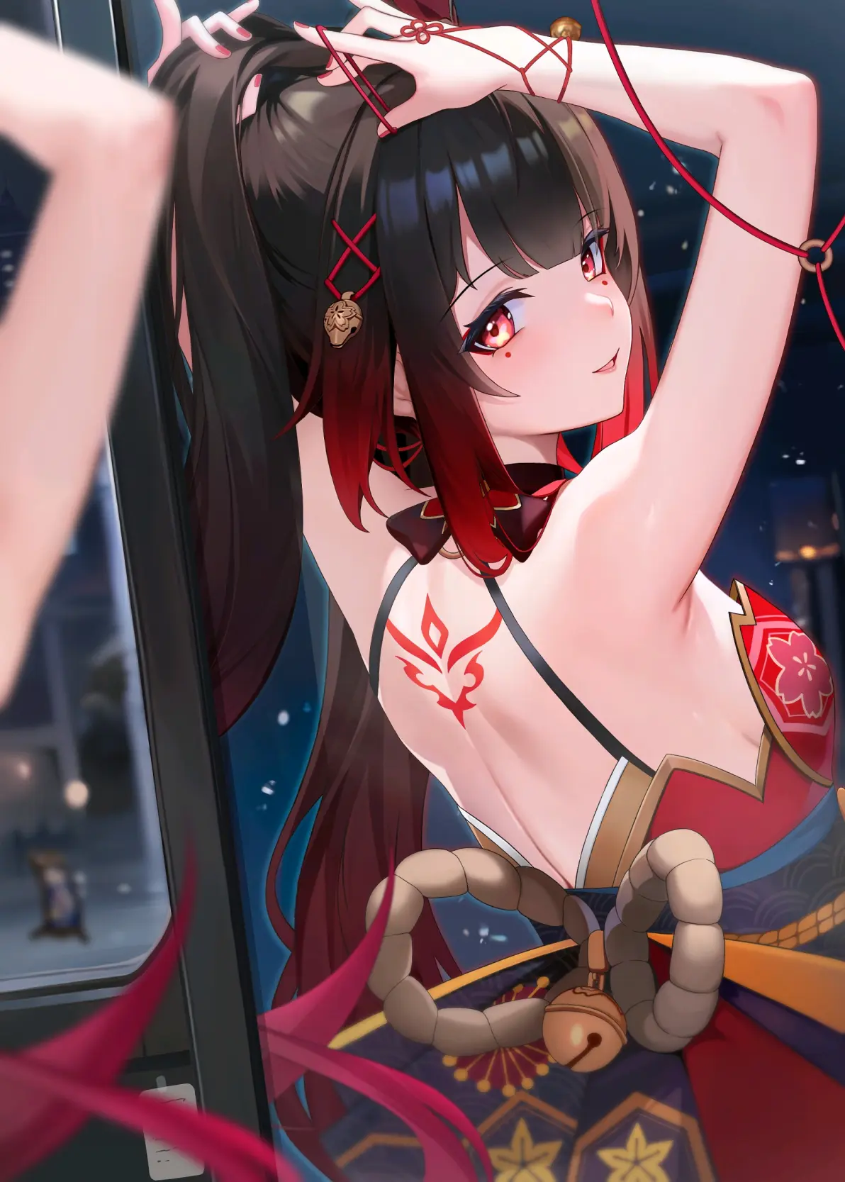 打起精神！ – 绑头发插画特辑