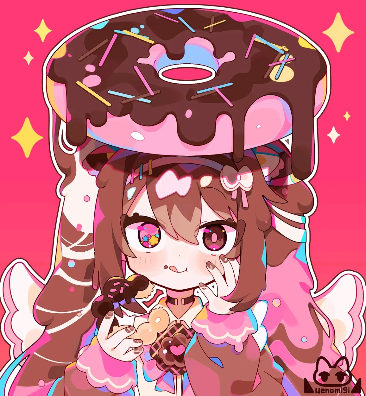 可爱造型♡ – 甜甜圈插画特辑