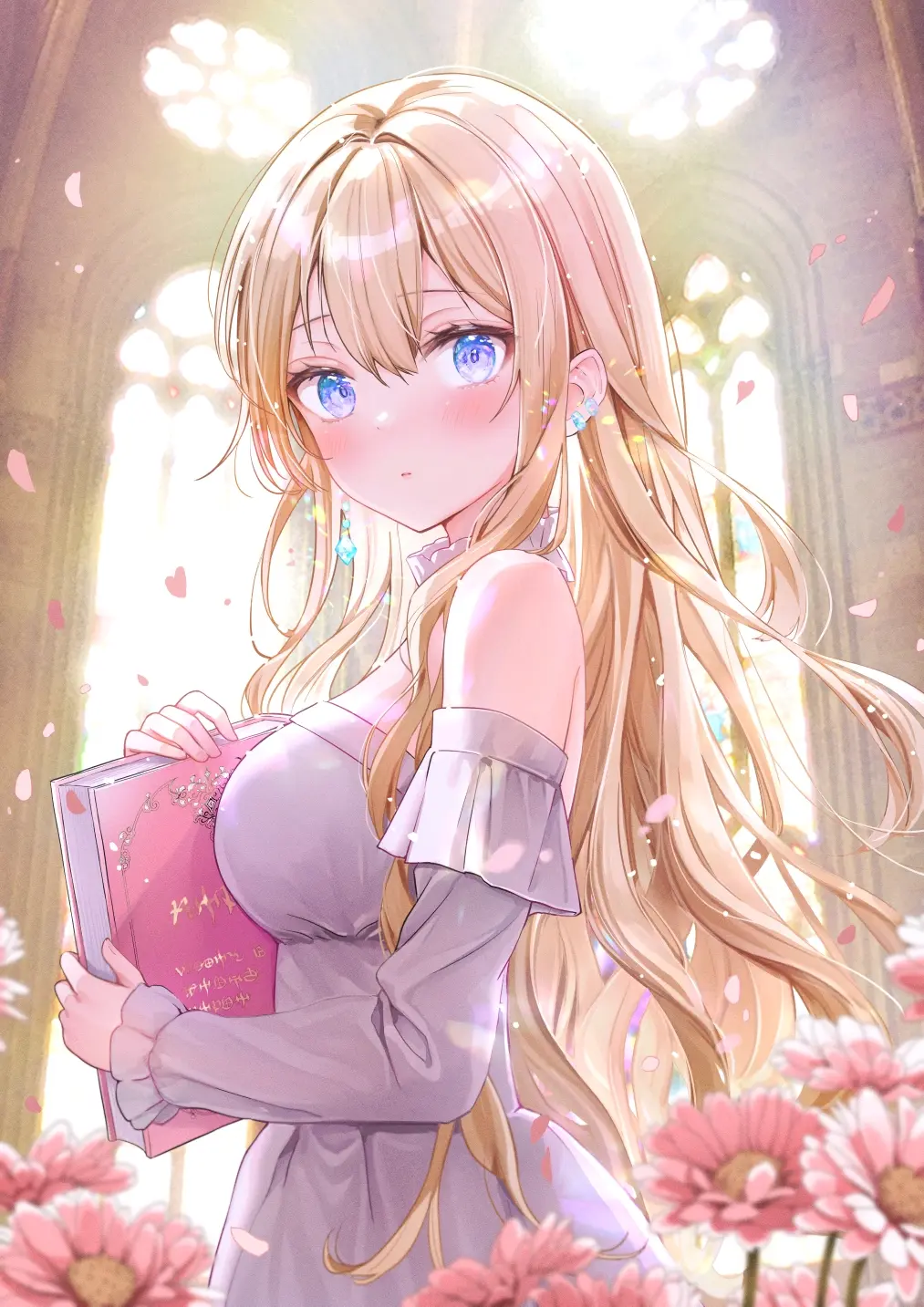 金光闪闪♡ – 金长发女子插画特辑