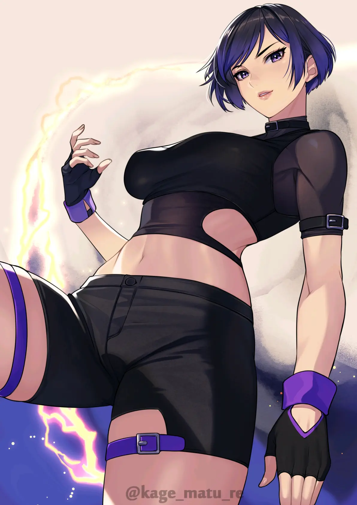 轻盈又俏皮 – 短发女子插画特辑