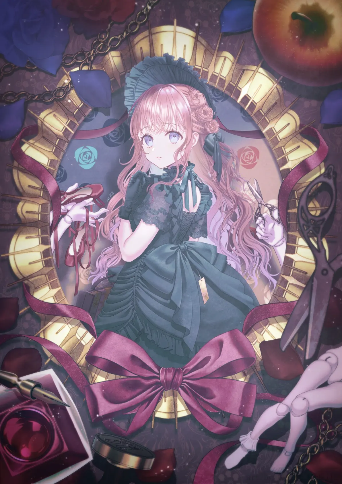 优雅暗黑风♡ -哥特萝莉塔插画特辑
