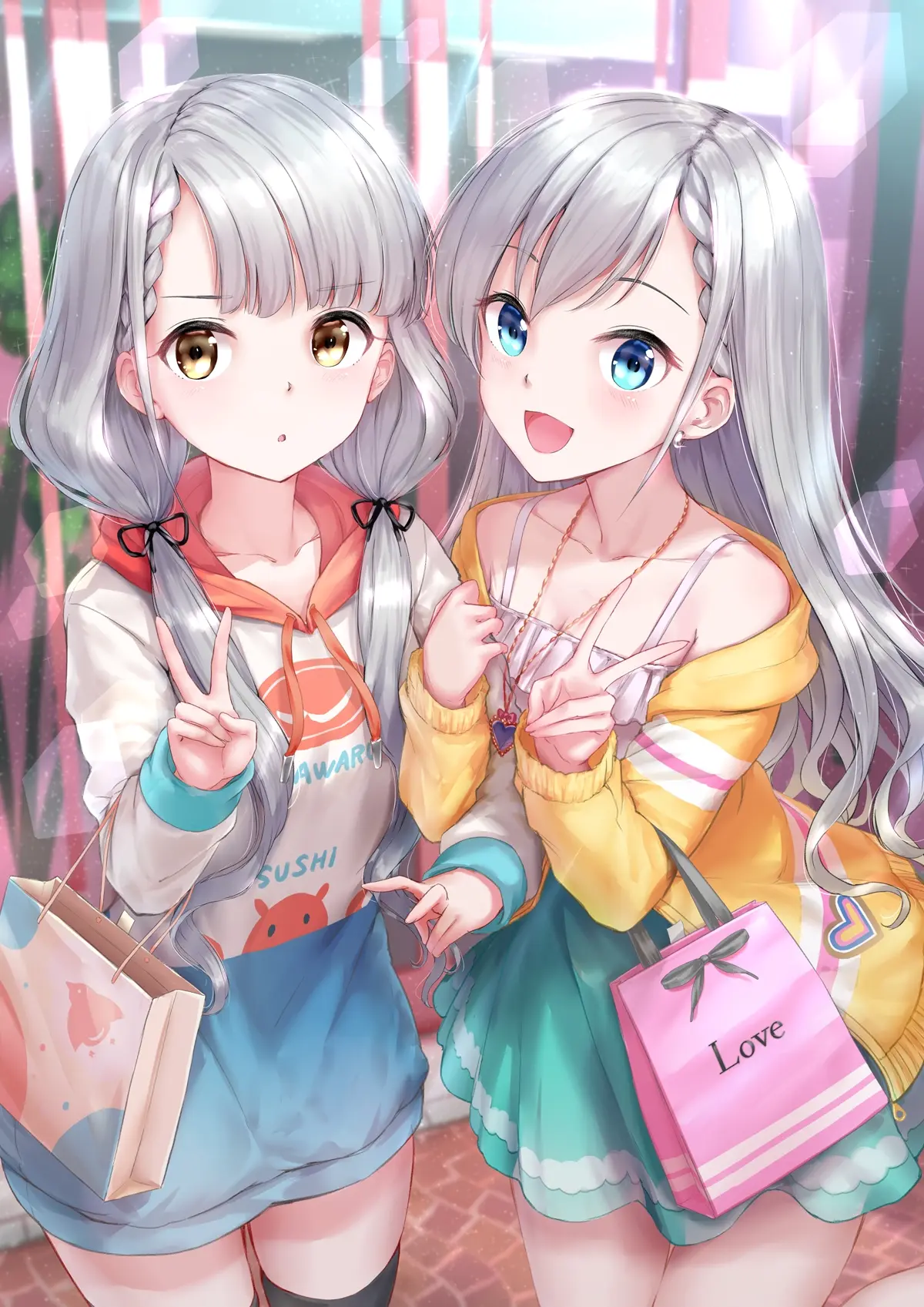 百合美图安利，谁能拒绝两个女孩子贴贴(百合)美图呢？