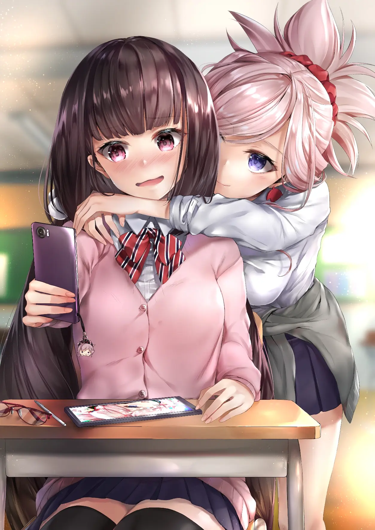 百合美图安利，谁能拒绝两个女孩子贴贴(百合)美图呢？
