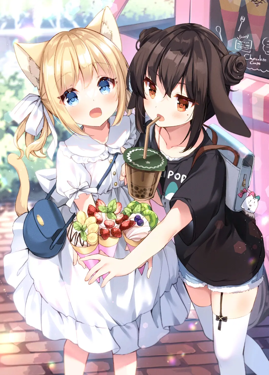 将所有甜蜜轻轻包裹♡ – 可丽饼插画特辑