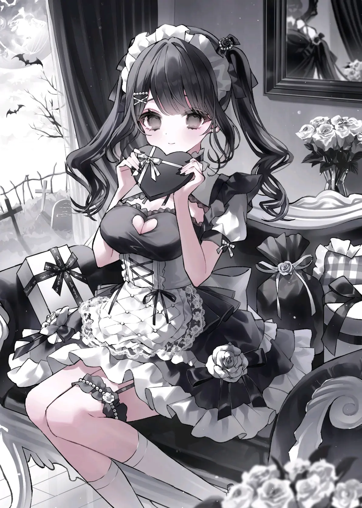 优雅暗黑风♡ -哥特萝莉塔插画特辑