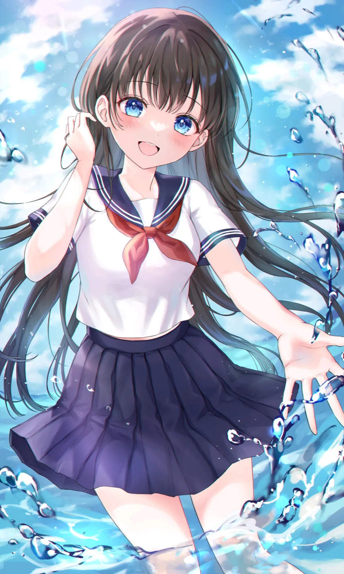 凉爽的临场感 – 水插画特辑
