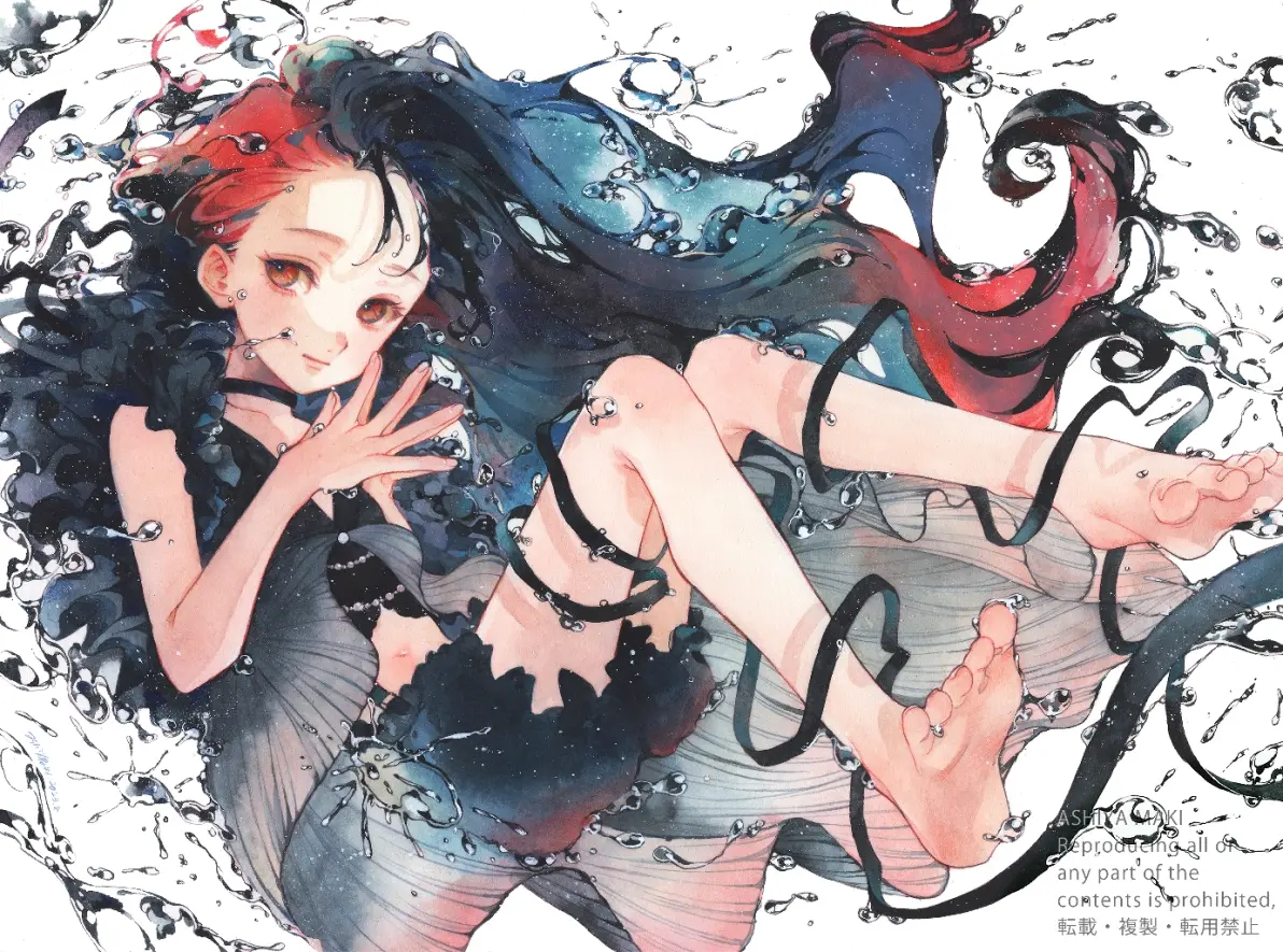 凉爽的临场感 – 水插画特辑