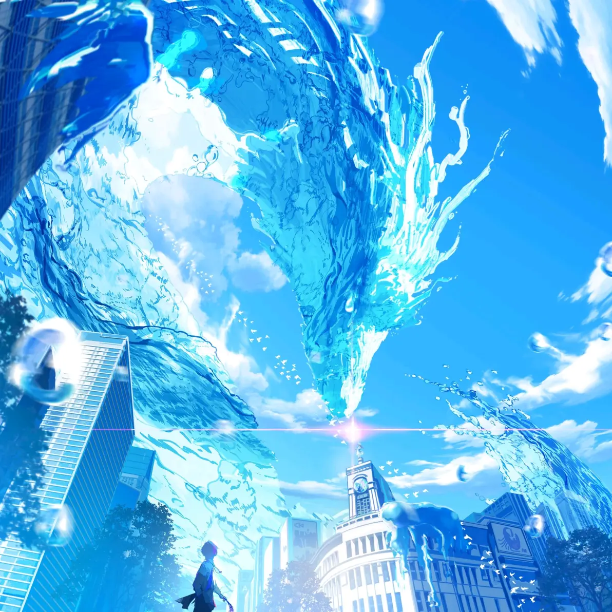 凉爽的临场感 – 水插画特辑