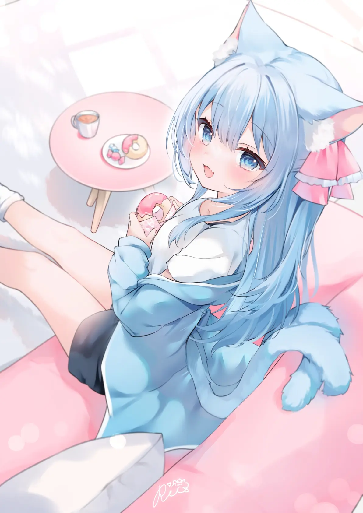 怎么这喵可爱♡ – 猫耳女子插画特辑