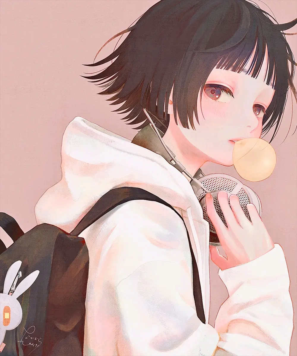 与音乐相伴 – 头戴式耳机插画特辑
