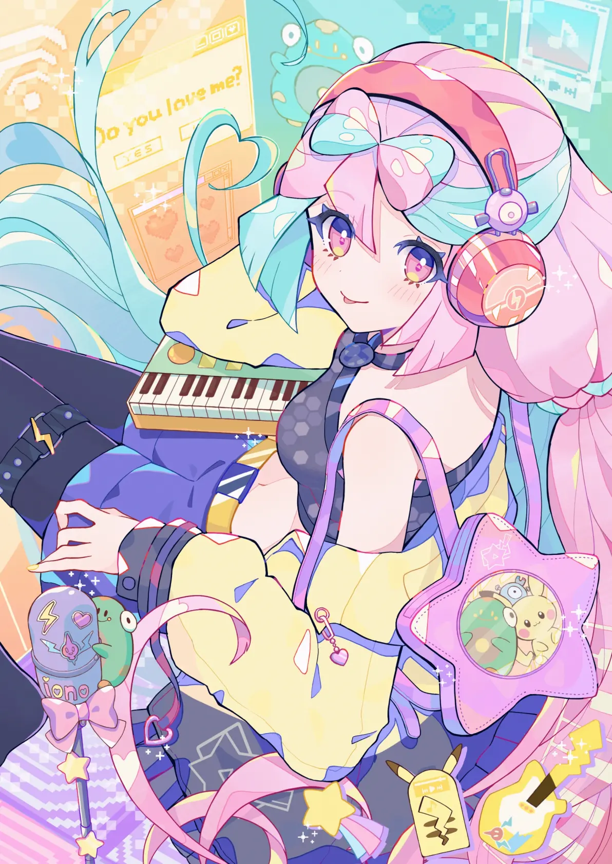 与音乐相伴 – 头戴式耳机插画特辑