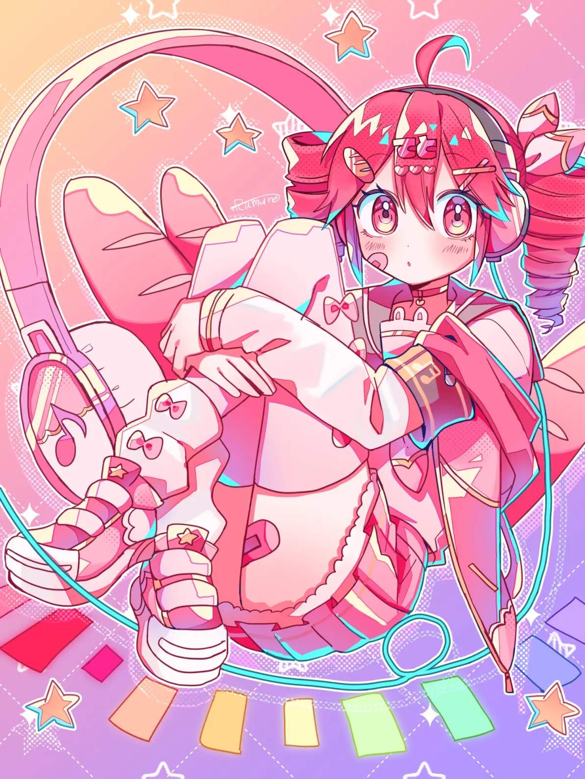 与音乐相伴 – 头戴式耳机插画特辑
