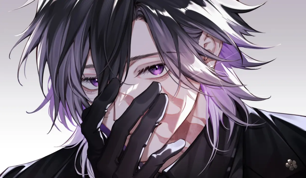 目光聚焦于指尖 – 手放嘴边插画特辑