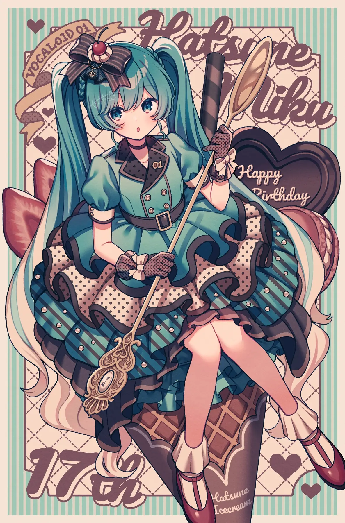层层叠叠♡ – 蛋糕裙插画特辑