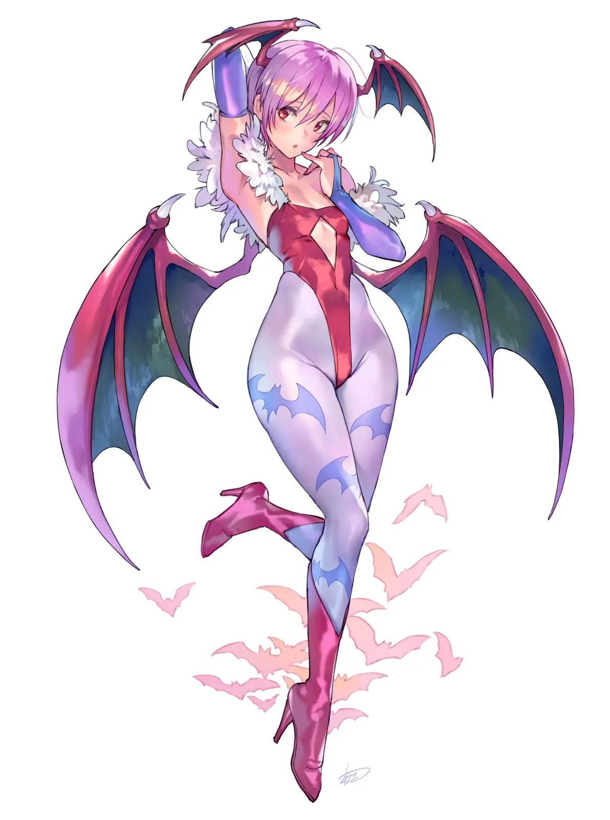 格式花样任君选！ – 花纹丝袜插画特辑
