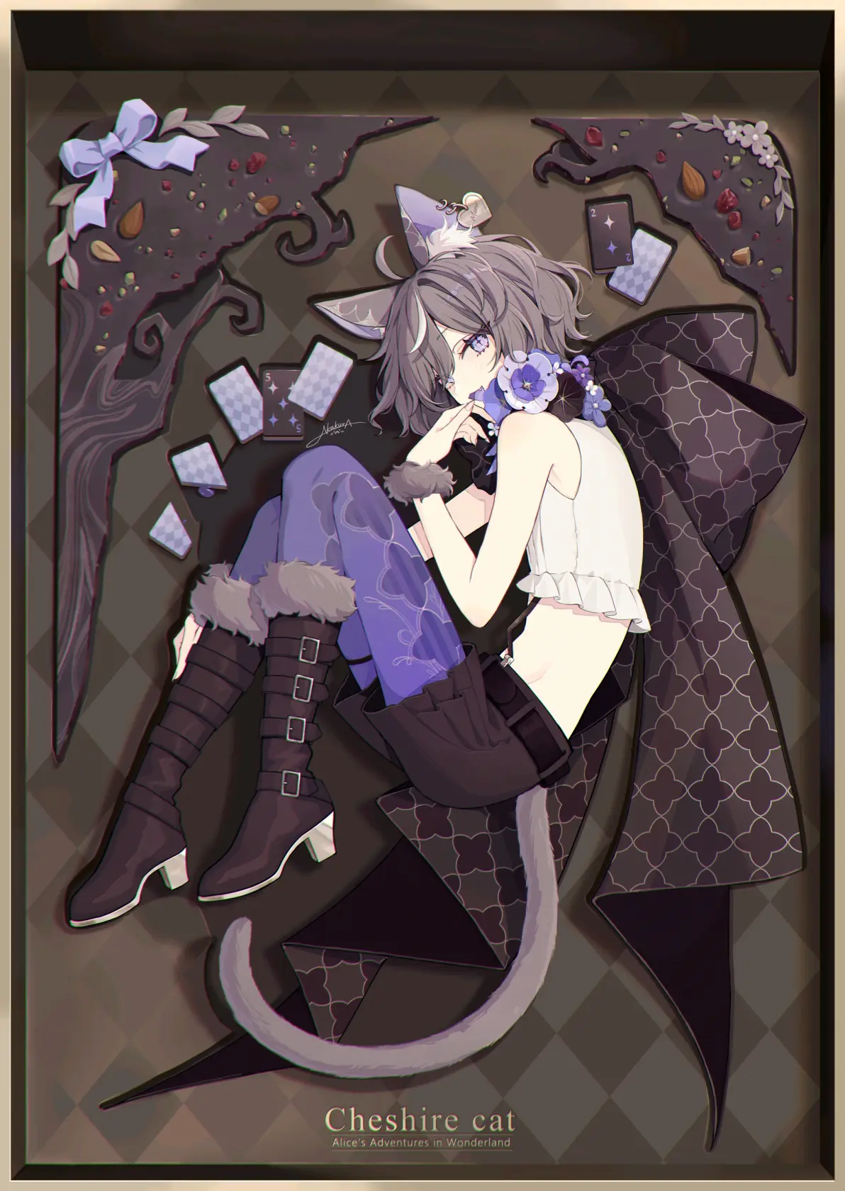 格式花样任君选！ – 花纹丝袜插画特辑