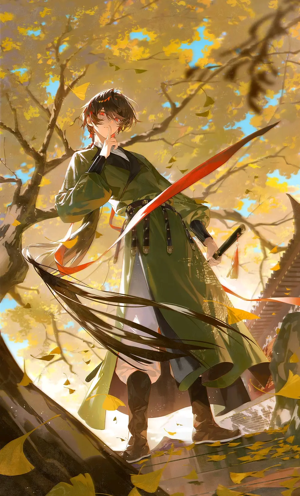 目光聚焦于指尖 – 手放嘴边插画特辑