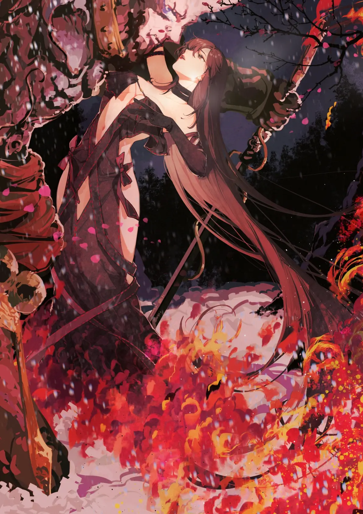 优雅又飘逸 – 超长发插画特辑