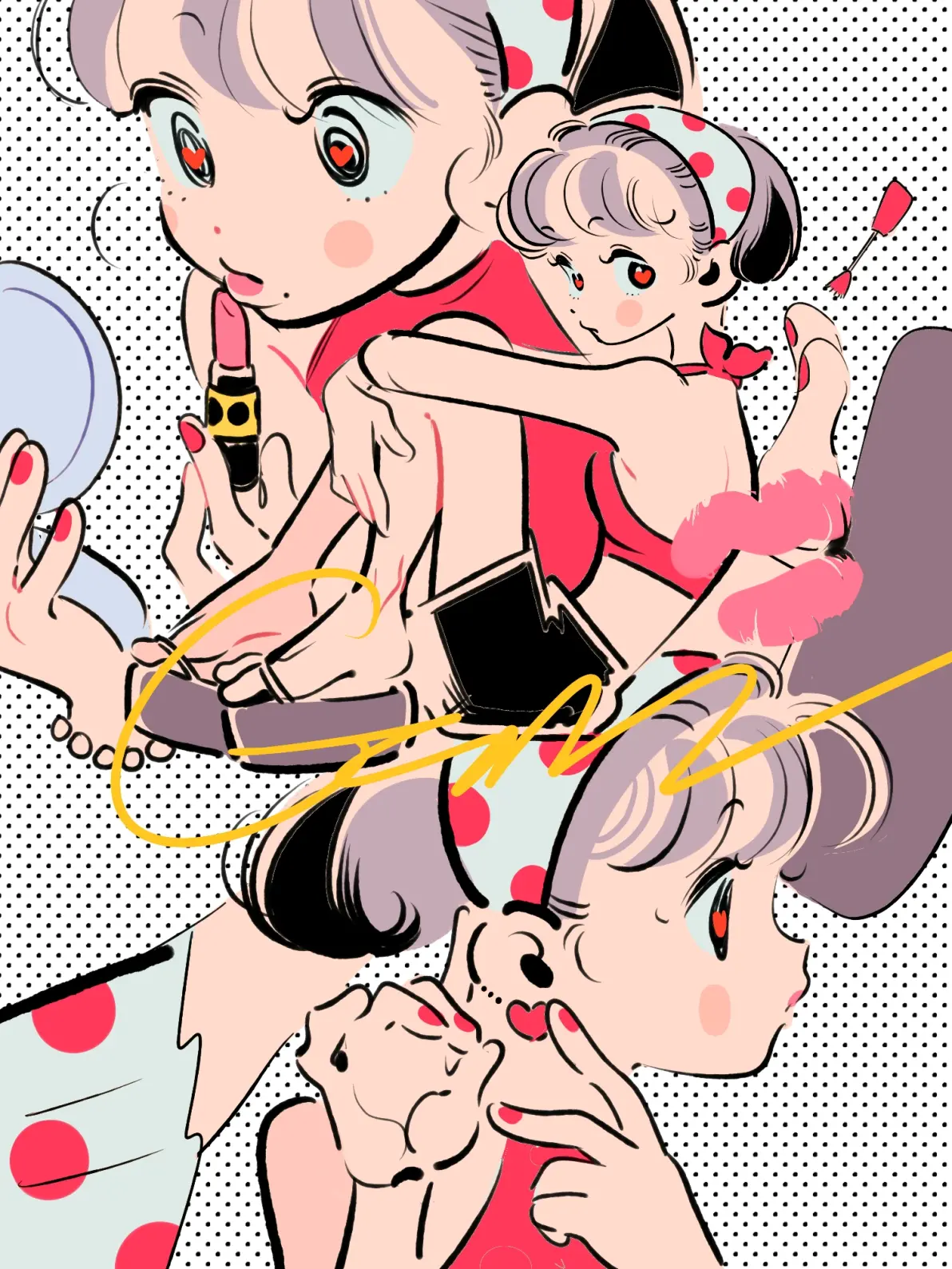 给你好气色 – 口红插画特辑