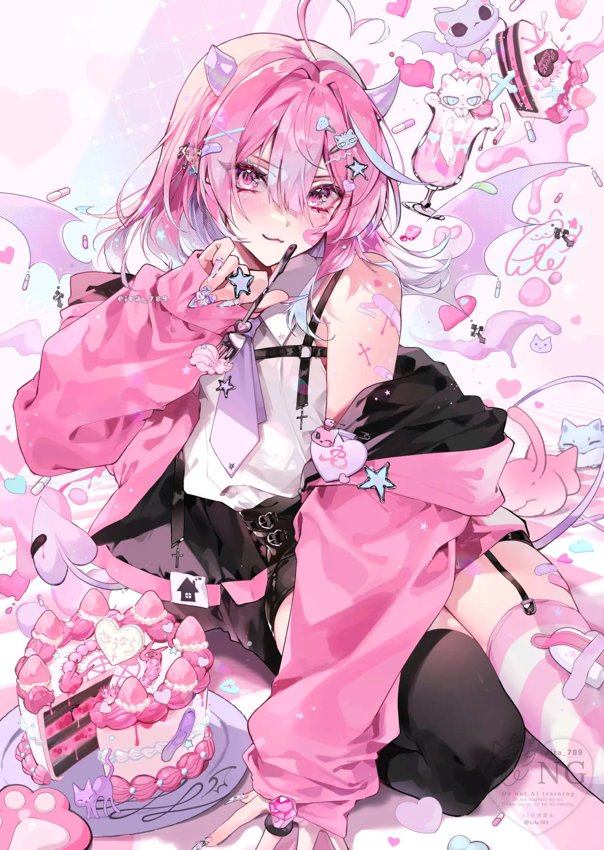 可爱又甜蜜♡ – 蛋糕插画特辑