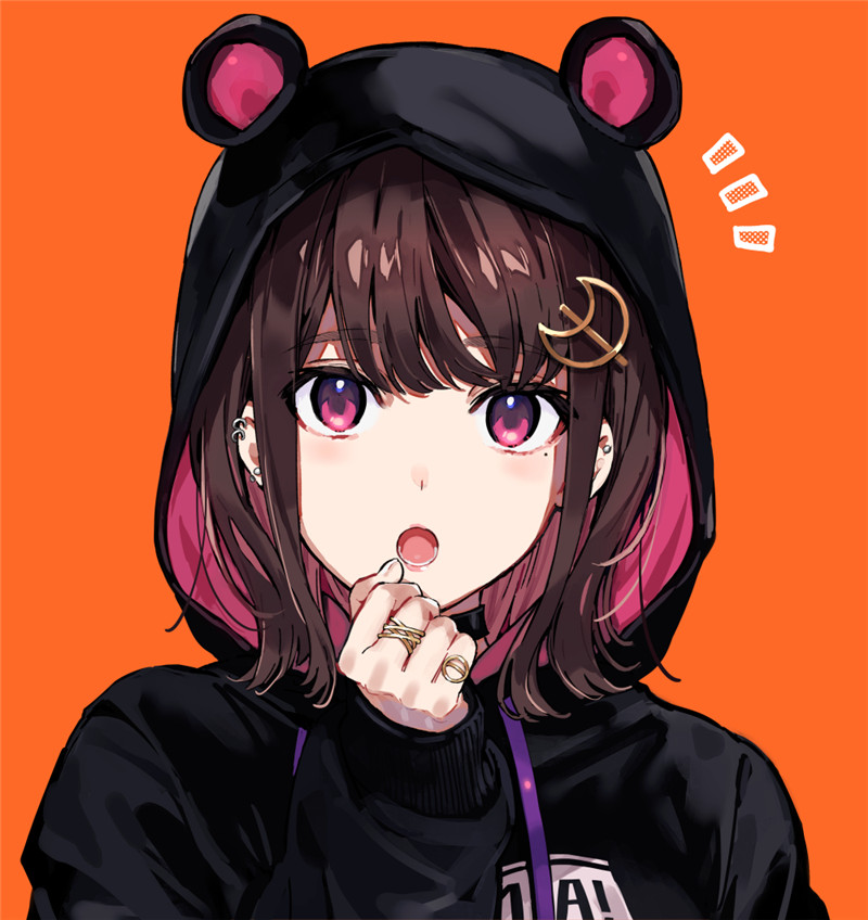 动漫泪痣少女P站pixiv主题图集原画插画壁纸画集图片素材美术资料