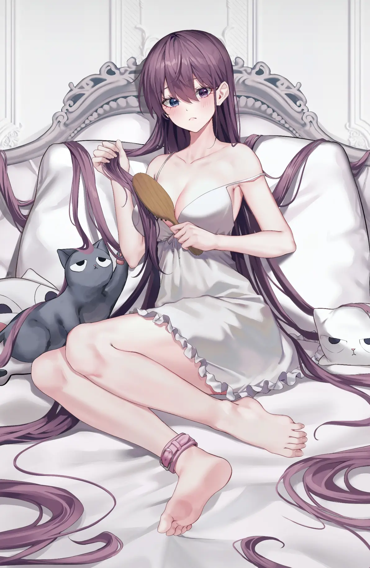 优雅又飘逸 – 超长发插画特辑