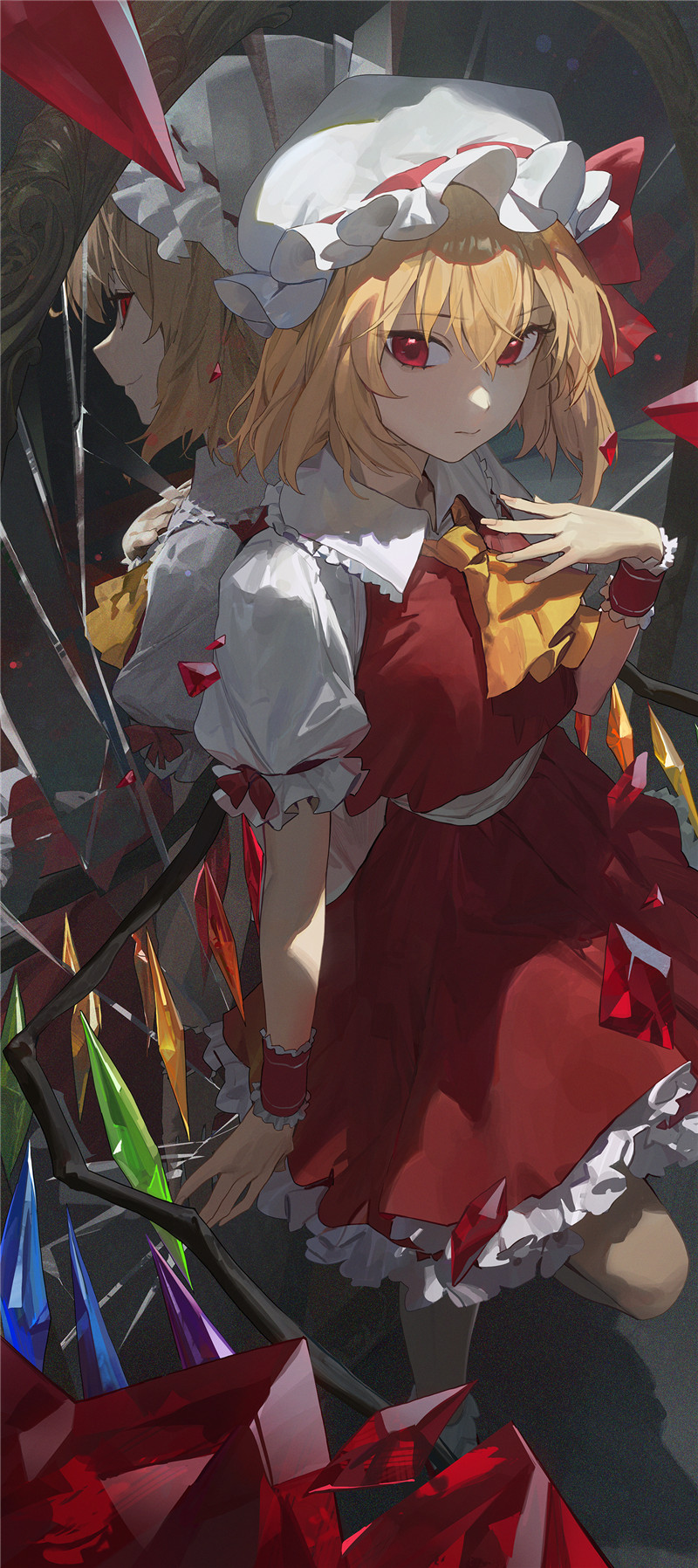 东方project角色芙兰朵露斯卡蕾特图集插画手机电脑高清壁纸素材