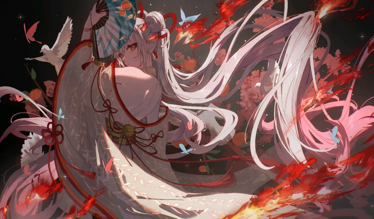 优雅又飘逸 – 超长发插画特辑