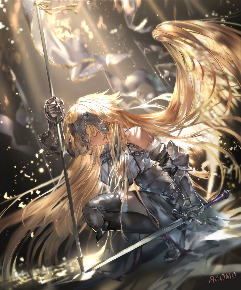 FGO/fate系列角色贞德P站pixiv相关图集原画插画壁纸美术图片素材(二期更新)[1877P-3.09G]