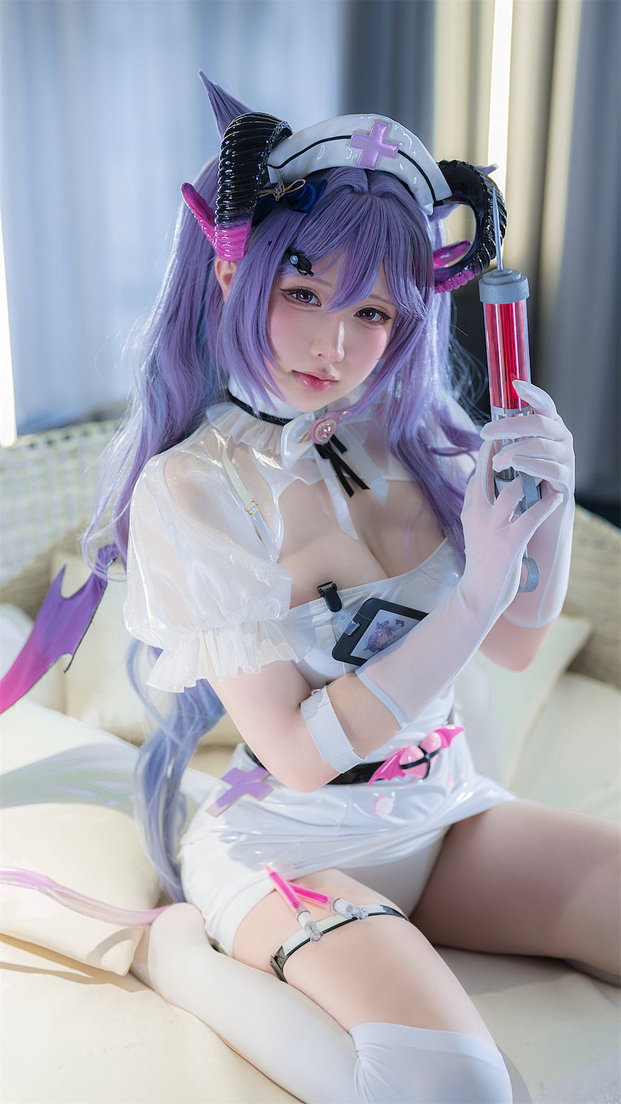樱梨梨Eriri – 刻晴魅魔护士