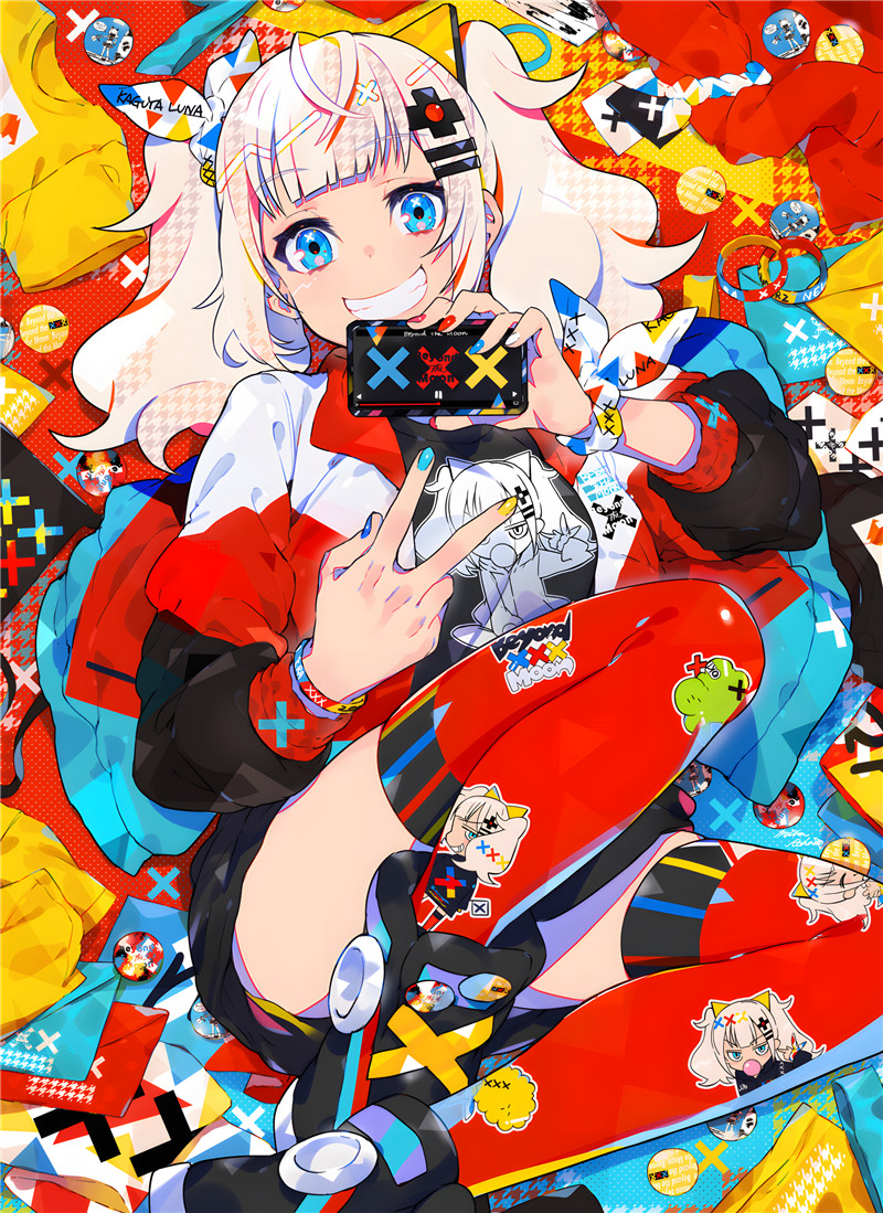 虚拟主播辉夜月相关图集原画插画CG线稿超清壁纸图片素材美术资料(二期更新)[732P-1.15G]