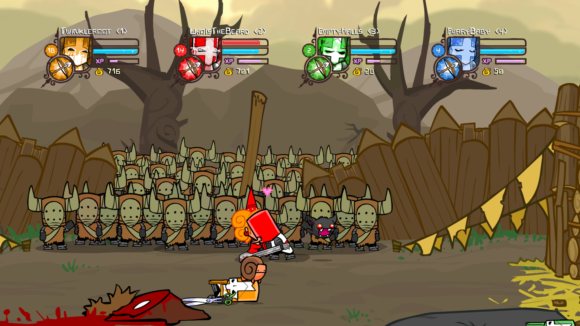 城堡毁灭者/城堡破坏者/Castle Crashers/支持网络联机
