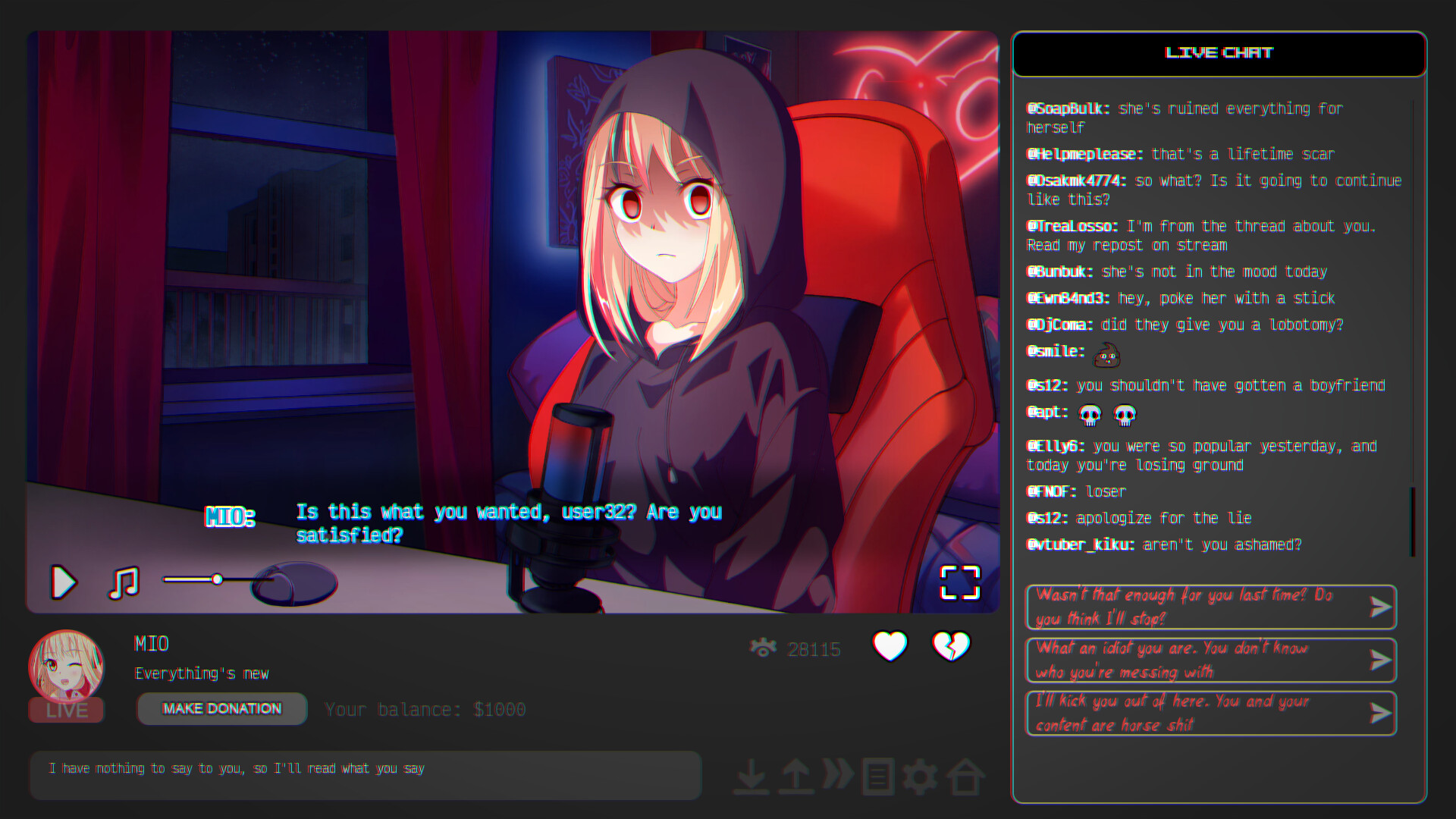 我恨我的女直播主/I Hate My Waifu Streamer