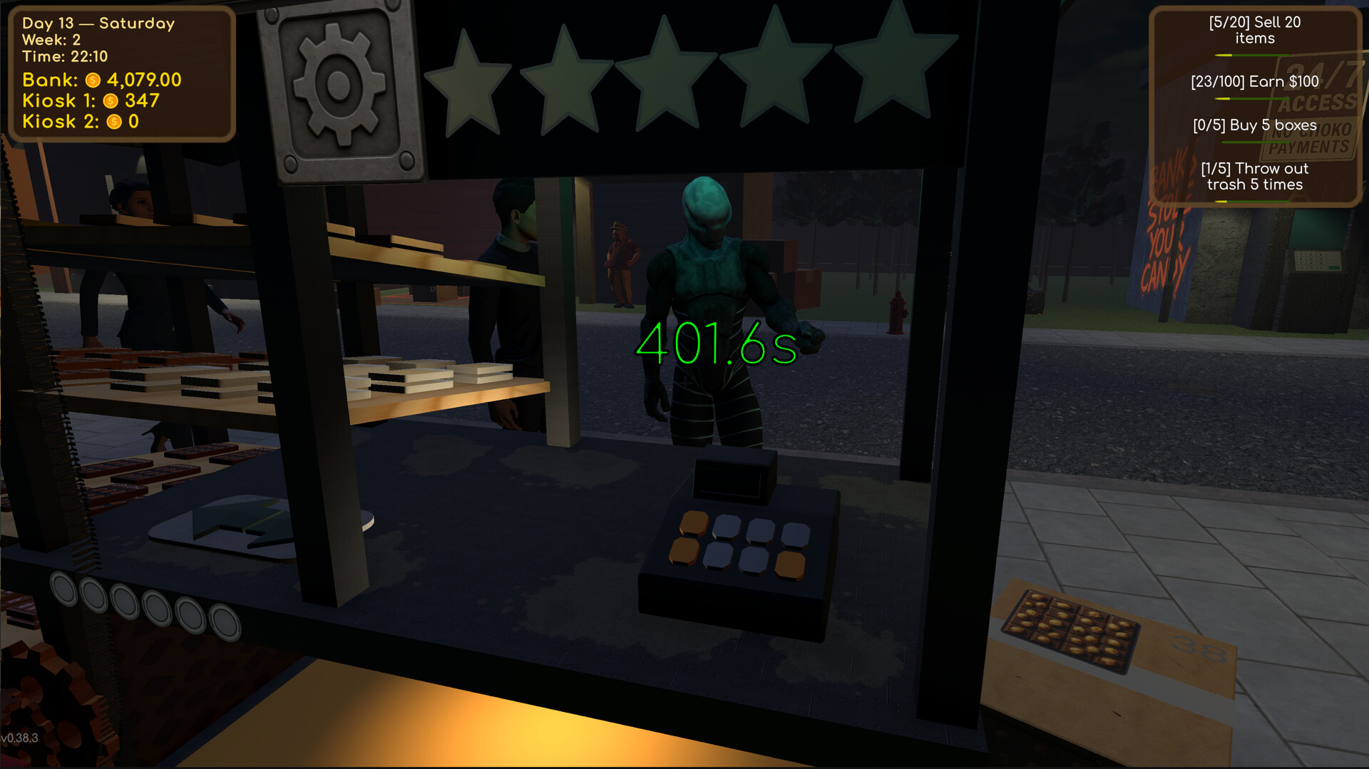 巧克力摊位模拟器/Choco Kiosk Simulator