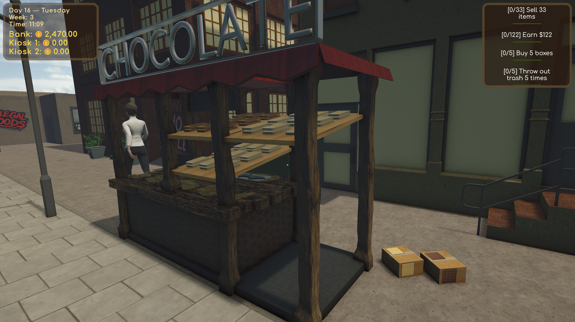 巧克力摊位模拟器/Choco Kiosk Simulator