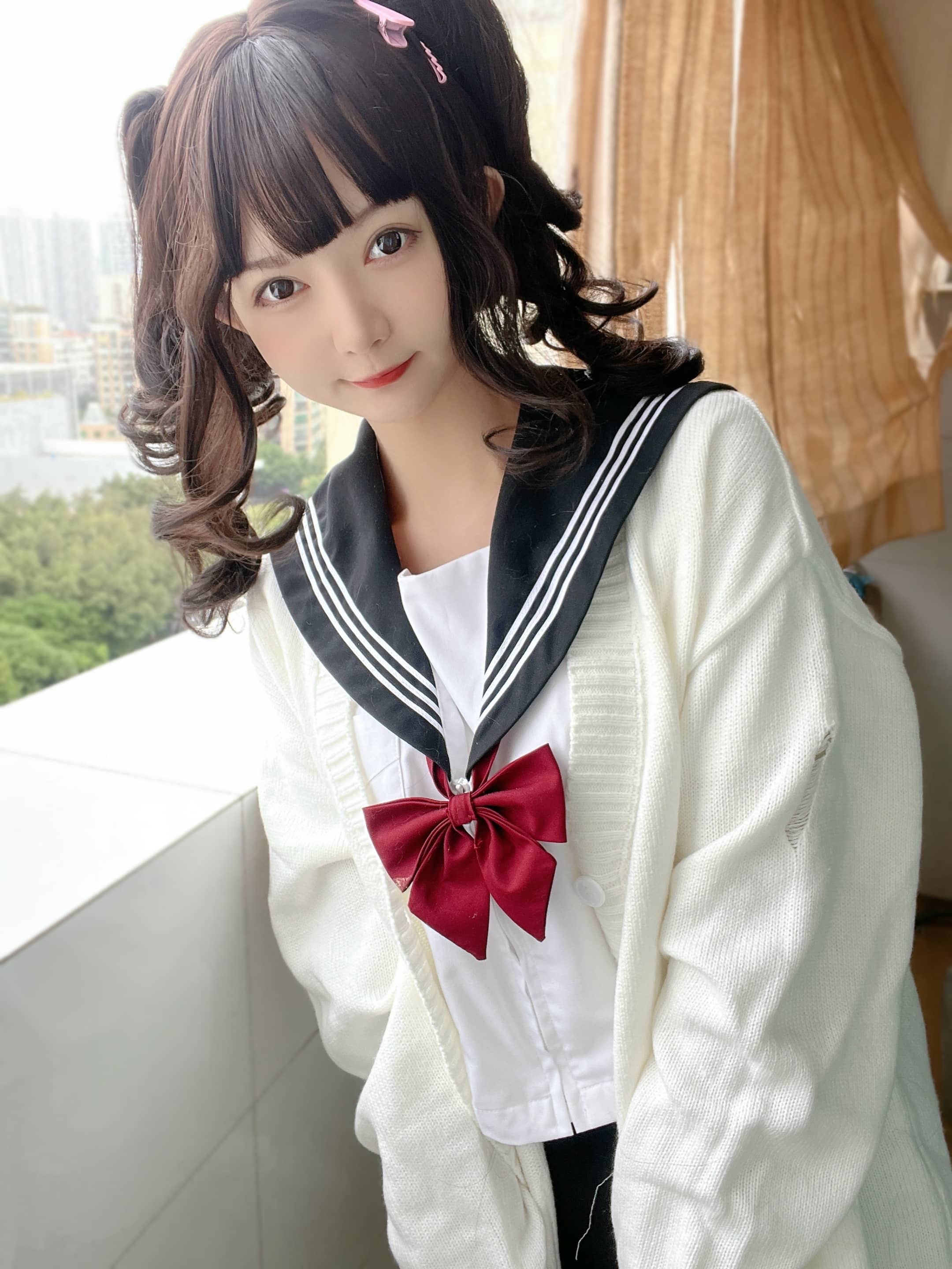 51酱 学妹的圣诞礼物，冬日暖甜女友感写真全记录