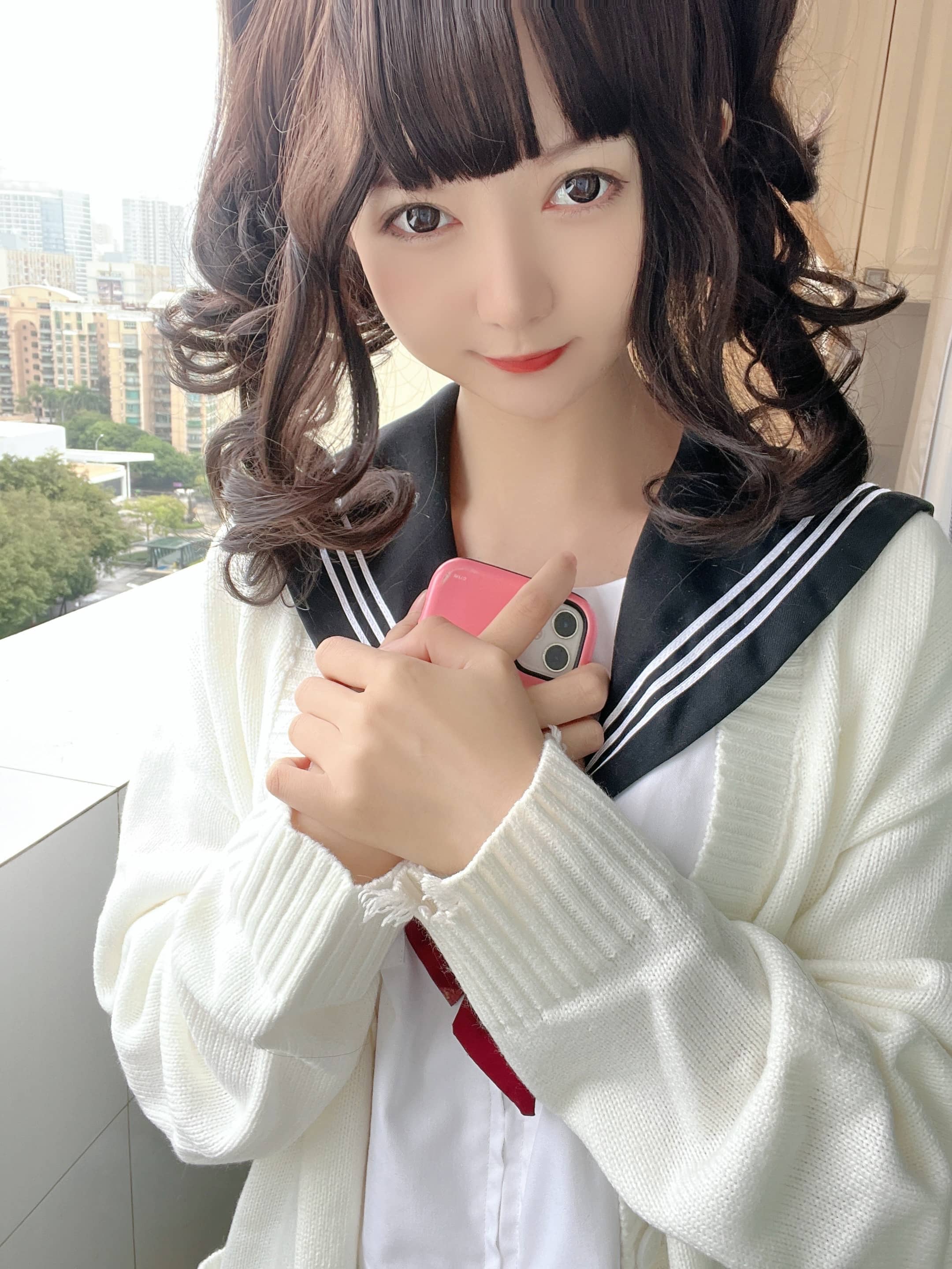 51酱 学妹的圣诞礼物，冬日暖甜女友感写真全记录