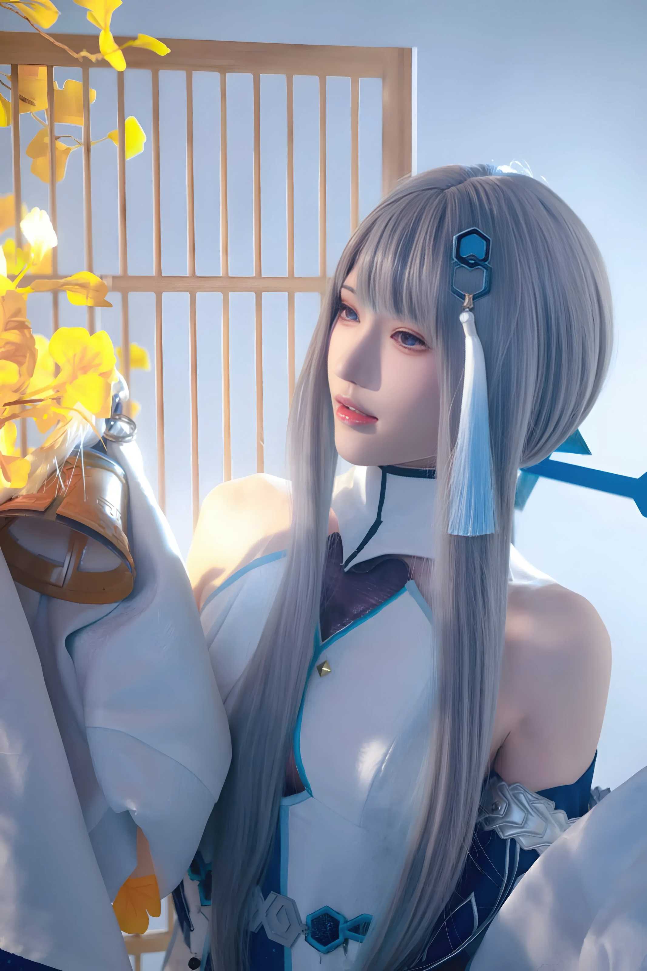 花兮_honoka 原神 归终，璃月古韵与现代光影交织的尘世闲游写真纪行