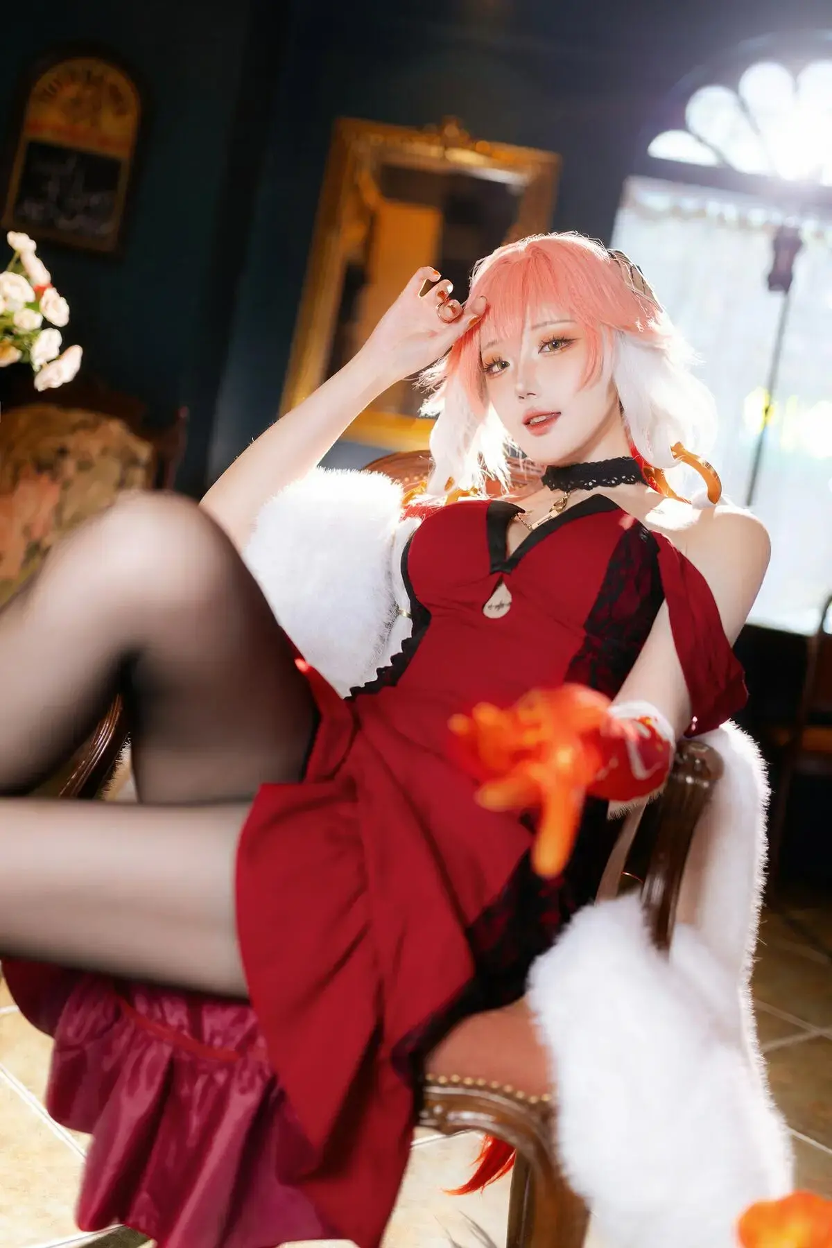 Cosplay｜瓜希酱 – 鸣潮 长离·必胜客联动