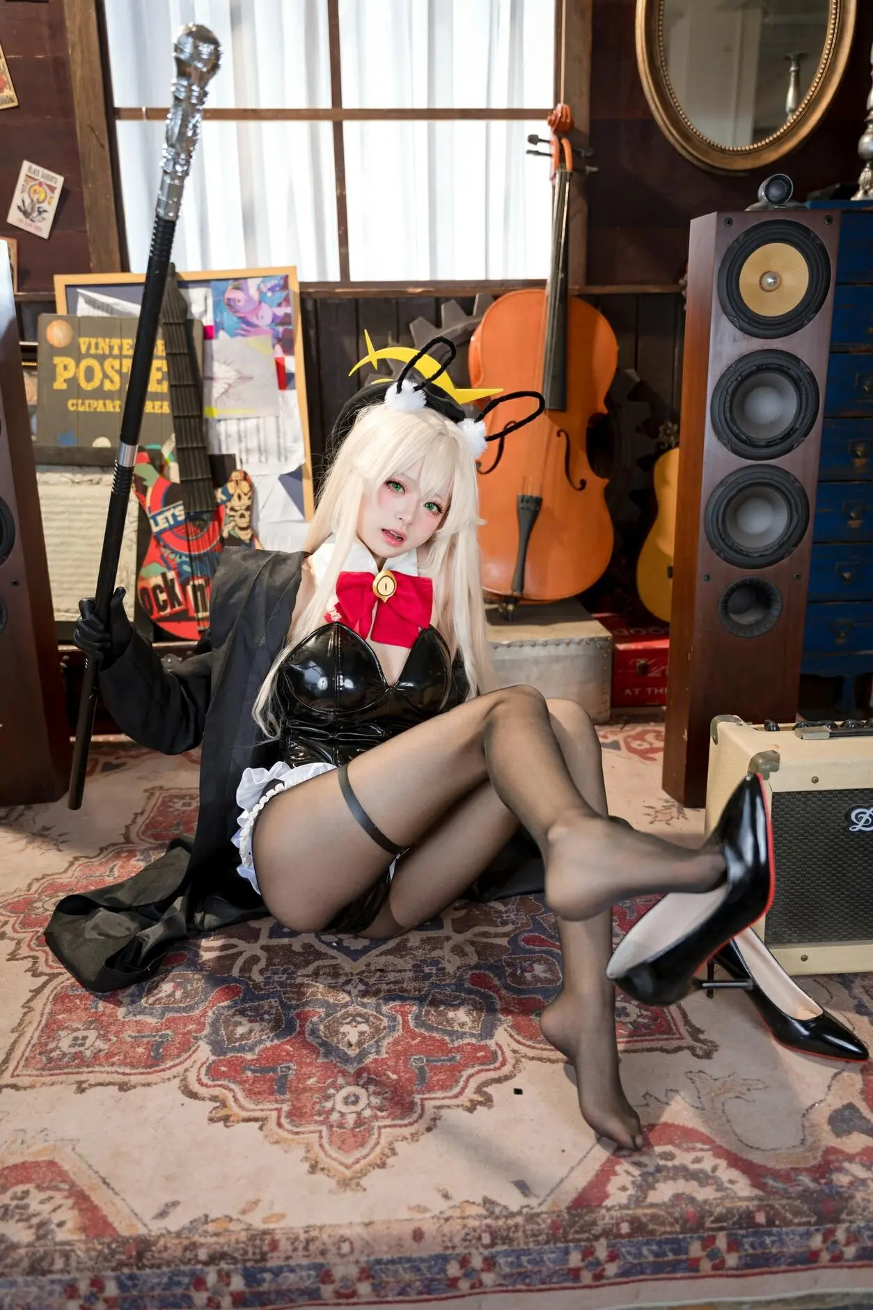 Cosplay｜九柒喵 – 蔚蓝档案 笑面教授兔女郎