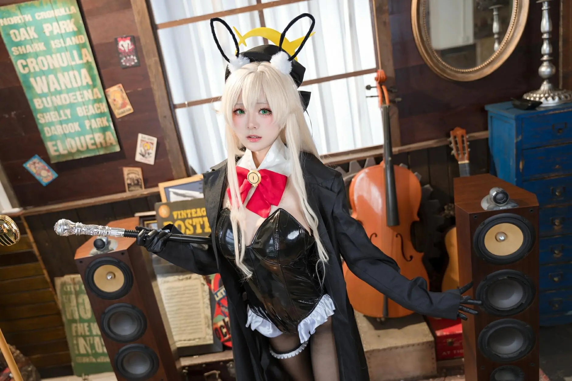 Cosplay｜九柒喵 – 蔚蓝档案 笑面教授兔女郎