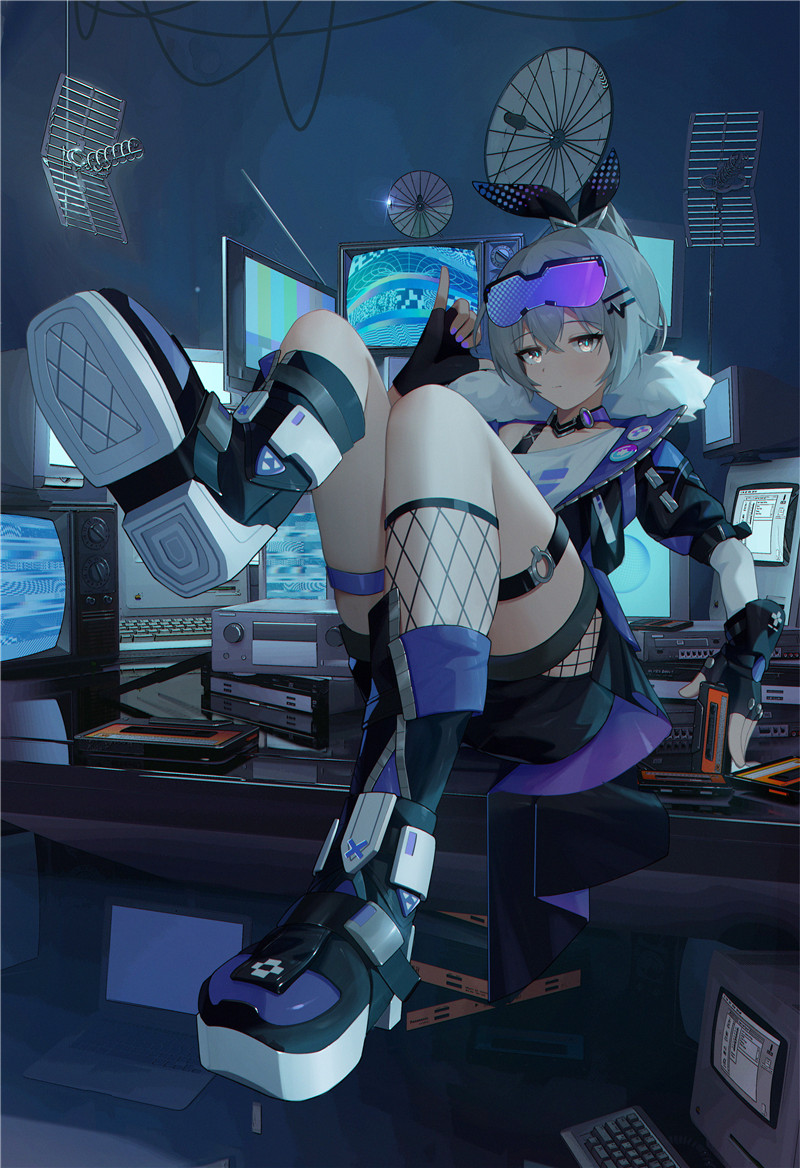 银狼崩坏星穹铁道角色高清壁纸图集画册原画插画美术绘画图片素材